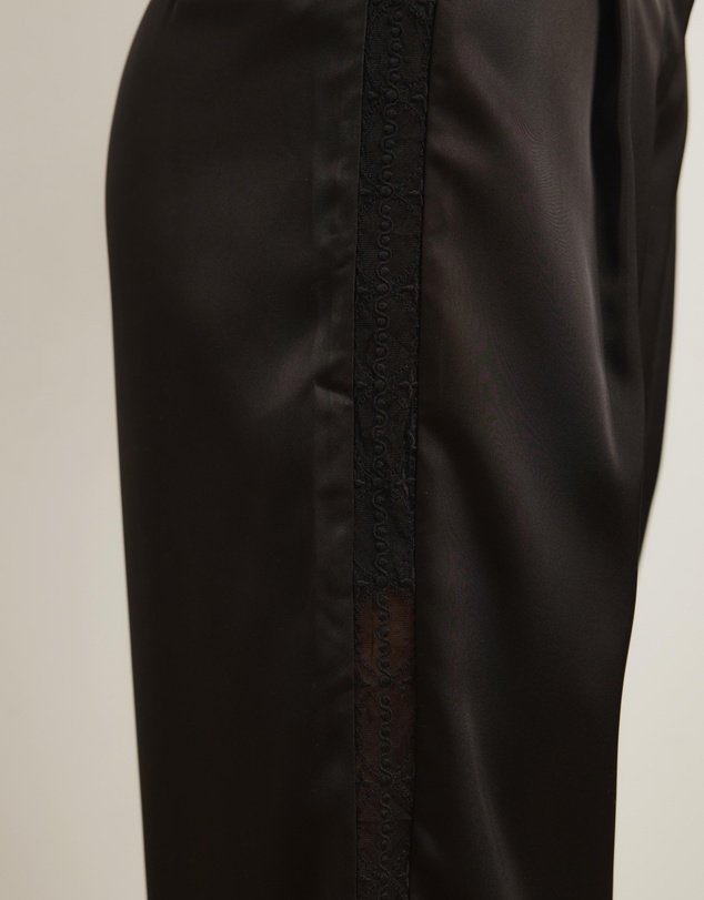 Atmos&Here - Ella Lace Detail Satin Trousers