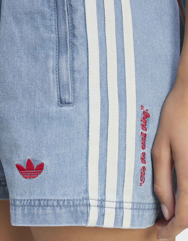 adidas Originals - ADIDAS X COCA-COLA DENIM SHORTS Womens