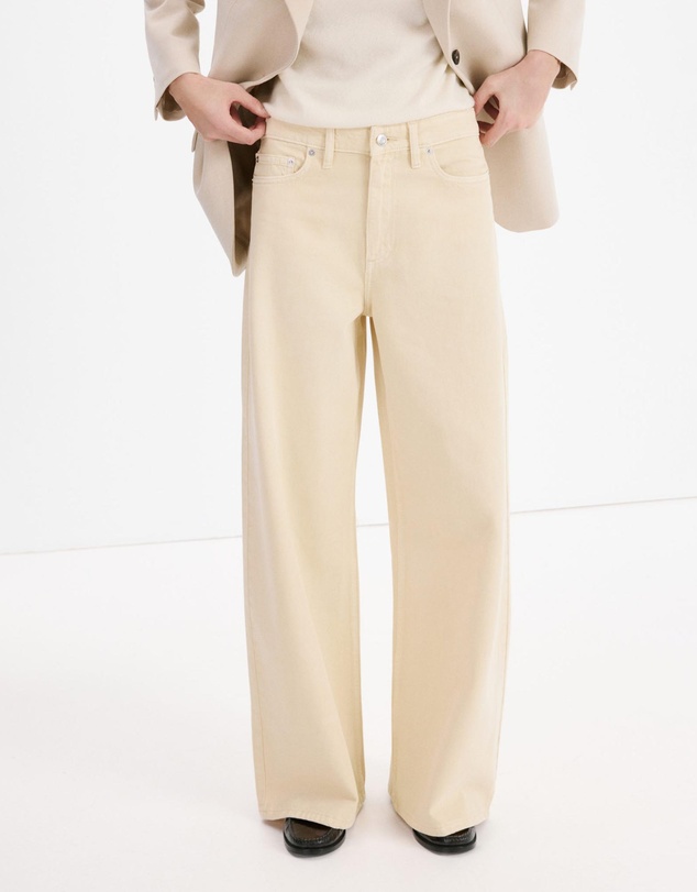 M.N.G - Wide Leg Mid-Rise Jeans