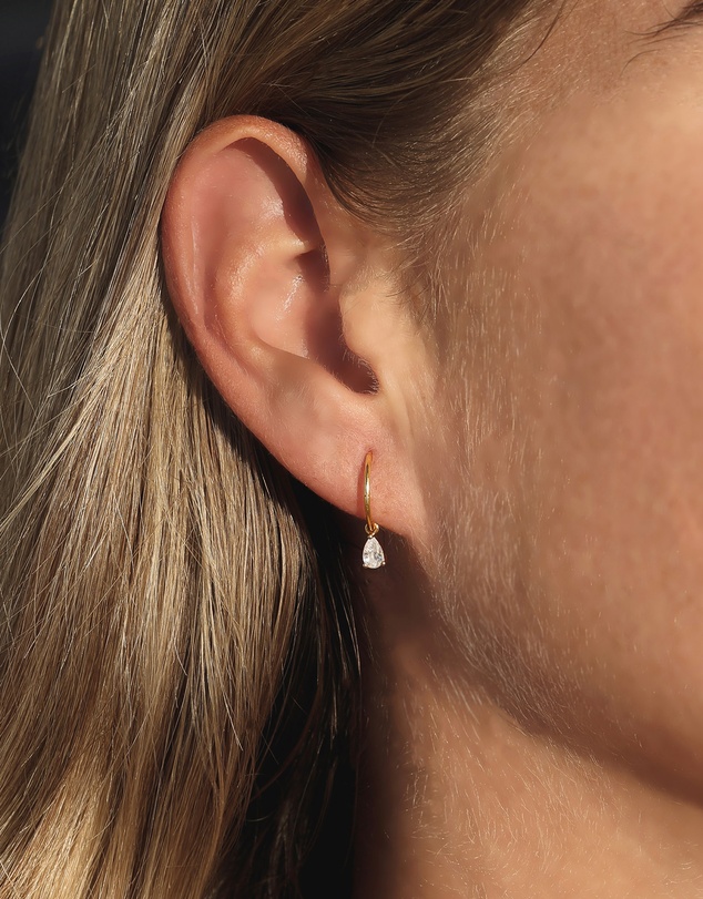 SAINT VALENTINE - Valentine Mini Hoops - Gold