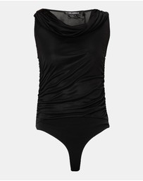 Karl Lagerfeld - Drapey Jersey Bodysuit