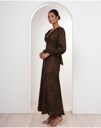 Pilgrim - Coco Wrap Front Maxi Dress