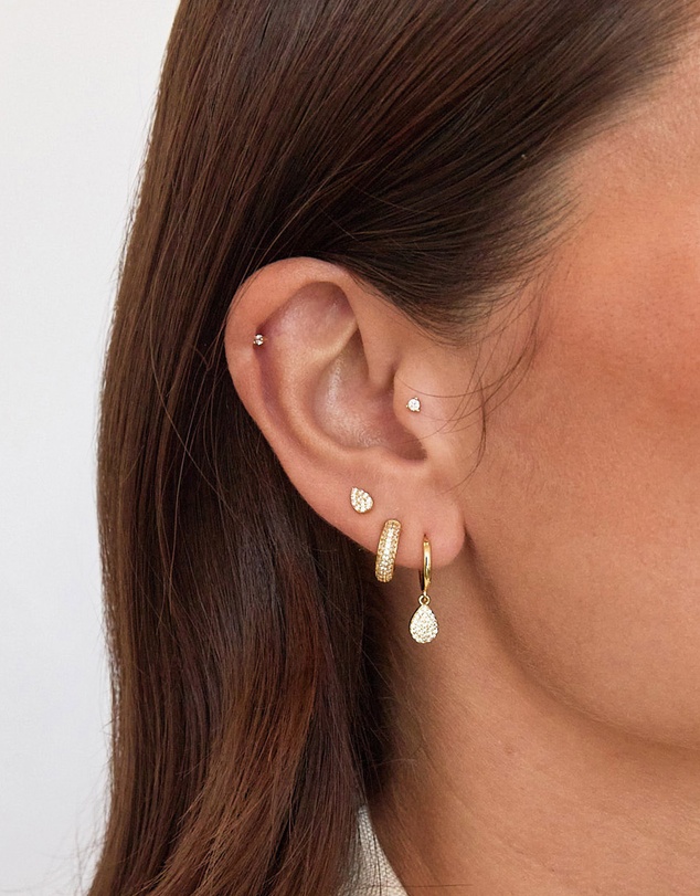 The Silver Collective - Linda Drop Earrings