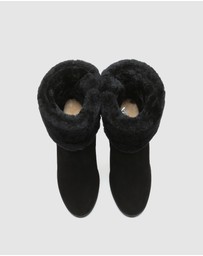 EVERAU - Australian Shepherd Ugg Candice Cow Suede Upper Boots