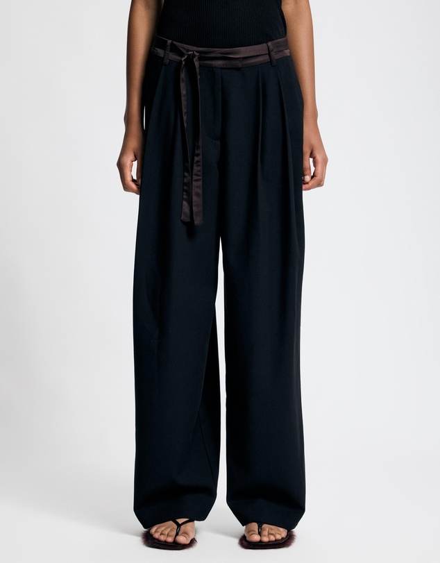 Lover - Sienna Contrast Satin Tailored Pants
