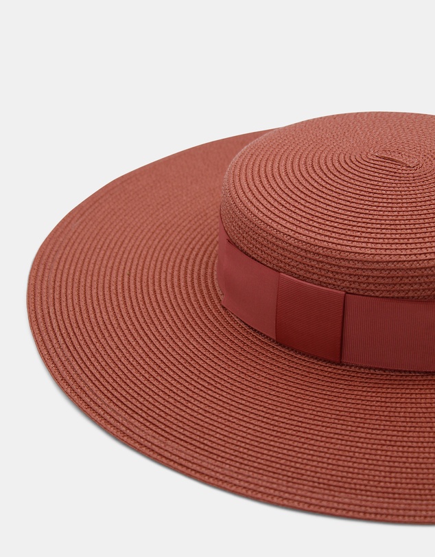 Morgan & Taylor - Macy Racewear Boater in Rose Pink