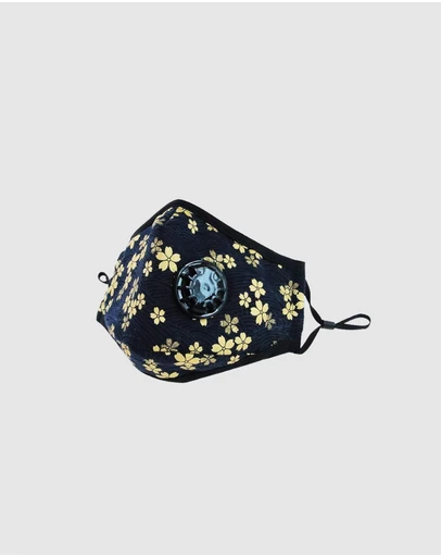 Clear Collective - Reusable Cotton Face Mask with Valve
