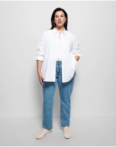 Commonry - The High Rise Crop Girlfriend Jean