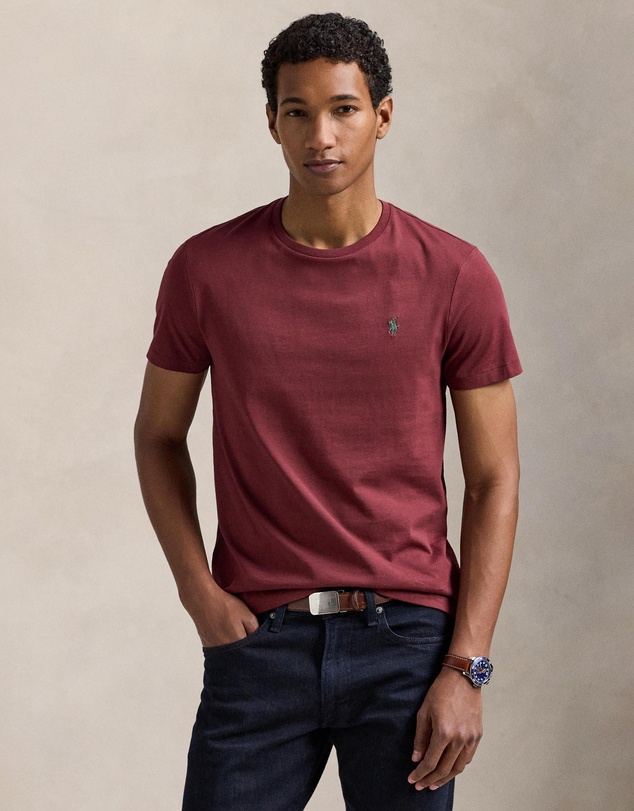 Polo Ralph Lauren - ICONIC EXCLUSIVE - Custom Slim Fit Jersey Crewneck T-shirt