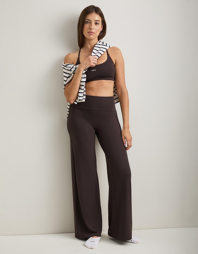 TALA - Softset Fold Waist Wide Leg Trousers