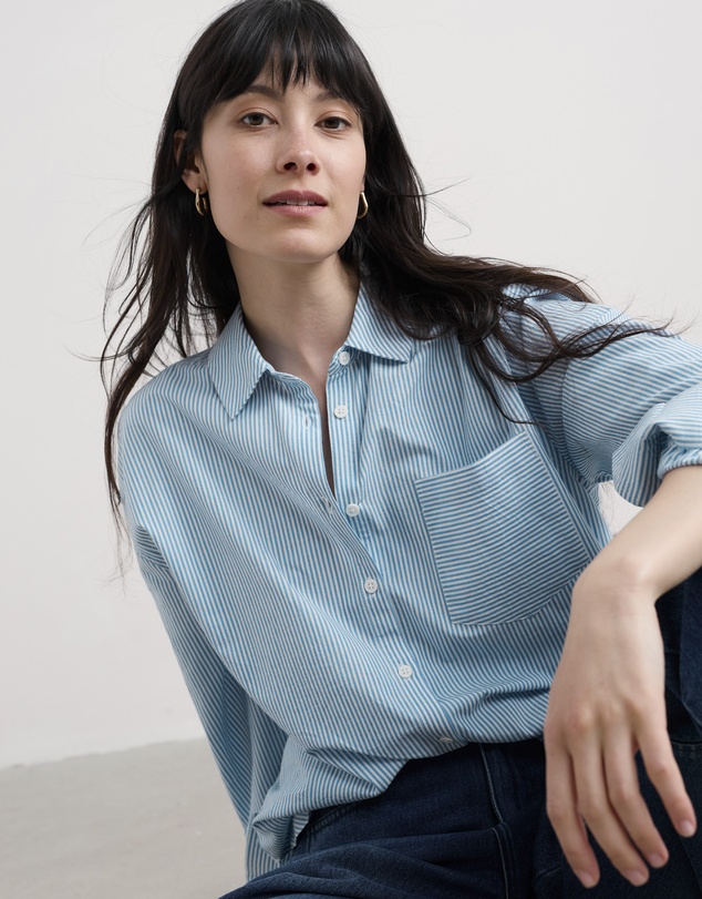Seasalt - Seasalt Cornwall Blue Isla Shirt