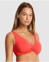 Sea Level Australia - Essentials Edit Cross Front Tie Back Bra Top