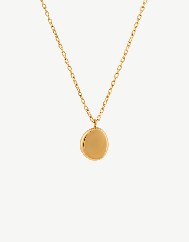 Zahar - Engravable Pebble Pendant Necklace