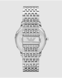 Emporio Armani - Silver Tone Analogue Watch