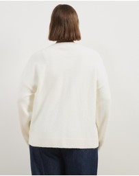 Atmos&Here Curvy - Tiana Fluffy Knit Cardigan