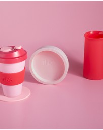 porter green - stegg | silicone unbreakable highball glasses