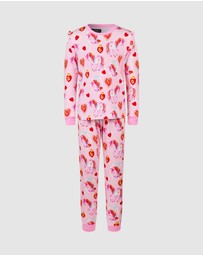 Rock Your Kid - Unicorn Hearts Frill Long Sleeve Alice Sleep Set