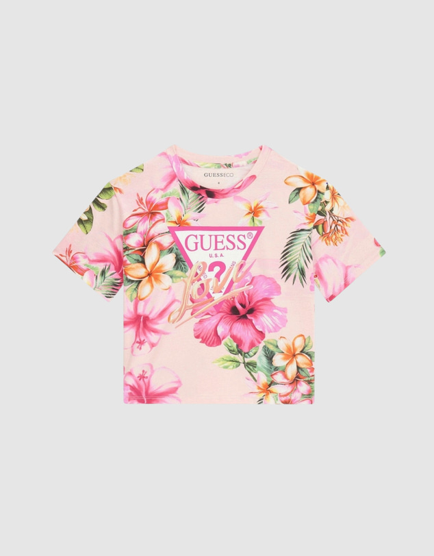 GUESS - Logo Midi Short Sleeve T-Shirt