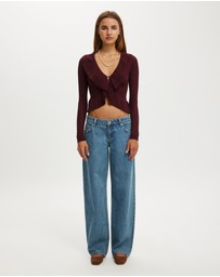 Cotton On - Ruffle Knit Cardi