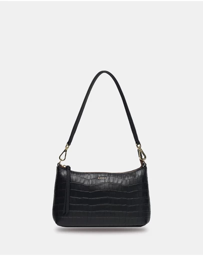 SABEN - Haven Shoulder Bag Black Croc