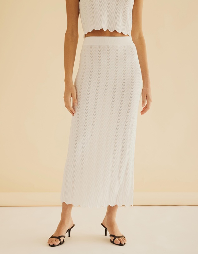 Atmos&Here - Venus Knit Midi Skirt