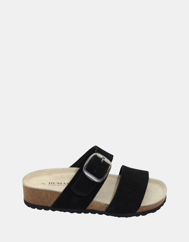 Human - Women's Palms Slide Sandals Black
