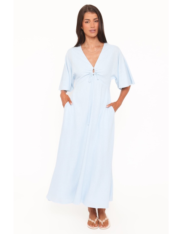 Petal & Pup - Liberty Midi Dress - Light Blue