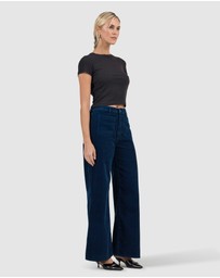 Rolla's - Relaxed Sailor Jean - Teal Cord