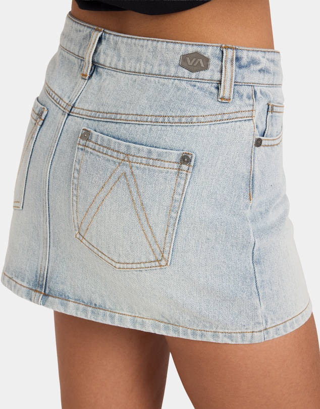 RVCA - Womens Mini Denim Skirt