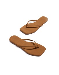 Tkees - Lily Square Toe Suede Sandals