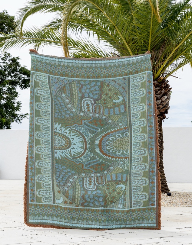 Good Throw Co - Pink Alkira Art Throw Rug