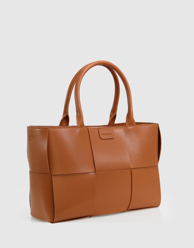 Belle & Bloom - Long Way Home Woven Tote - Camel