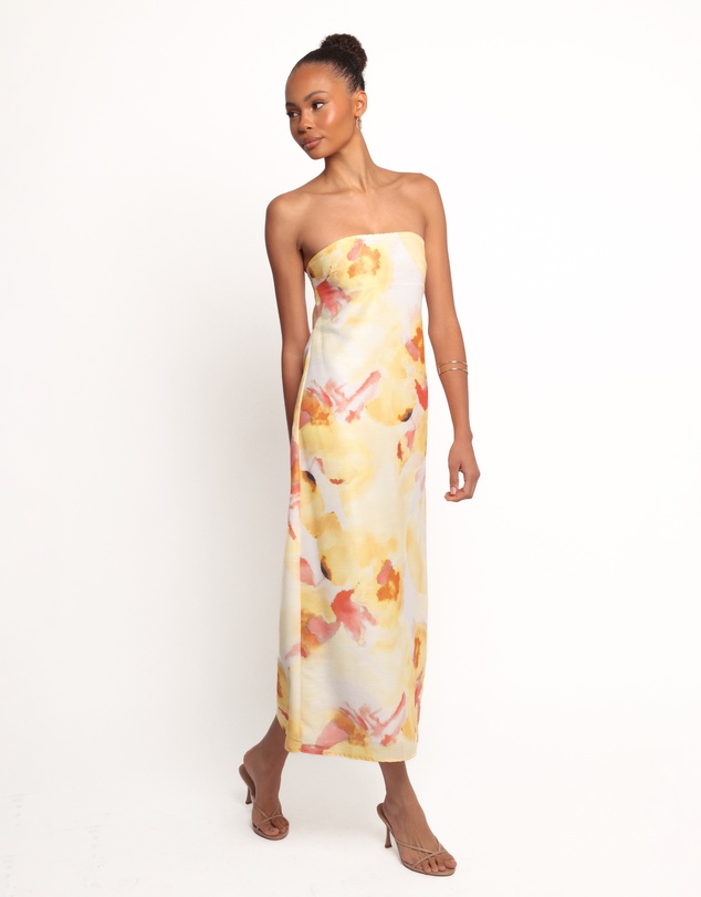 Petal & Pup - Hydra Maxi Dress - Yellow Floral
