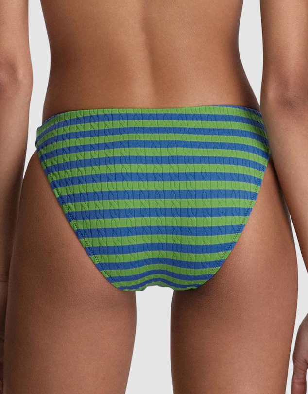 Polo Ralph Lauren - Cable Stripe Mid Rise Bikini Bottom