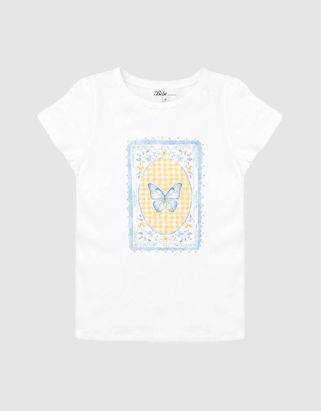 Bebe by Minihaha - Libby Organic Butterfly Tee - Kids