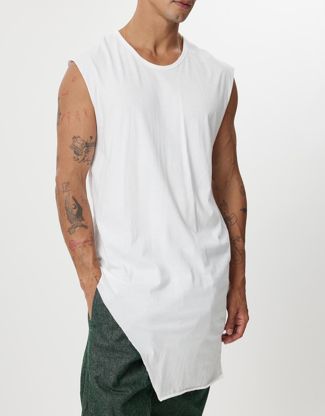 Surrounded By Ghosts - The Graftonite Asymmetrical Cotton Tail Muscle T-Shirt