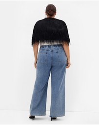 City Chic - Plus size Susie Capelet - black