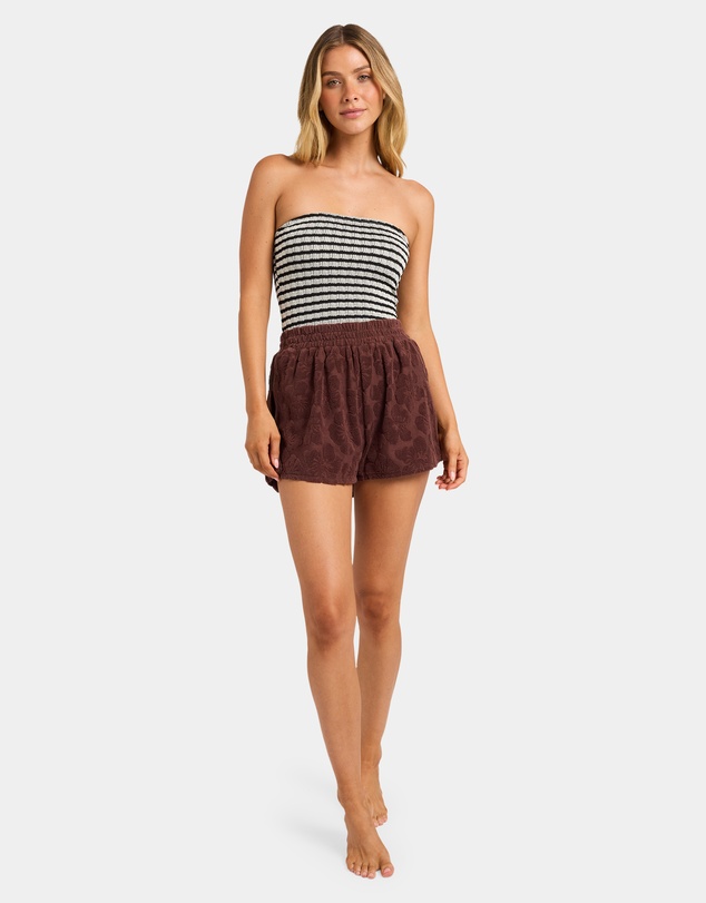 Billabong - Womens Holiday Moon Terry Elastic Waist Shorts
