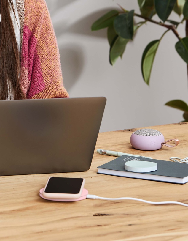 Kreafunk - Kreafunk Wicharge 2 Wireless Qi Charger 15W - Dusty Rose