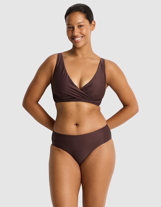 Sea Level Australia - Zen Cross Front Multifit Bra Top