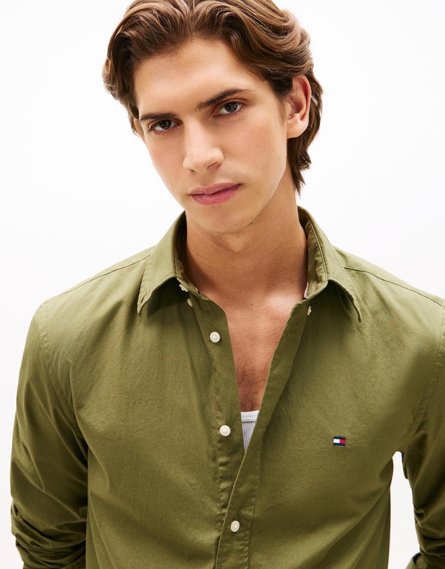 Tommy Hilfiger - TH Flex Regular Fit Poplin Shirt