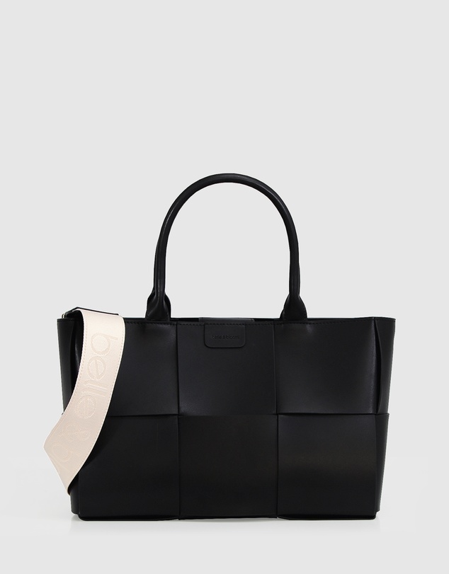 Belle & Bloom - Long Way Home Woven Tote - Black
