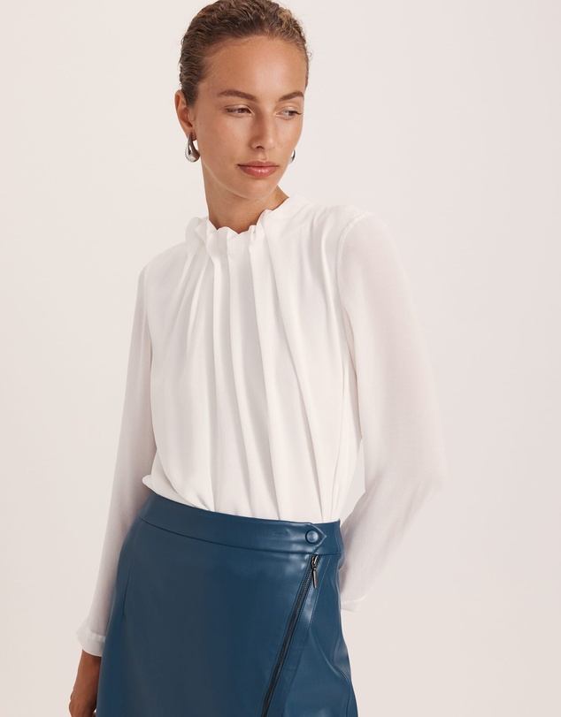 SABA - Willa High Neck Long Sleeve Top