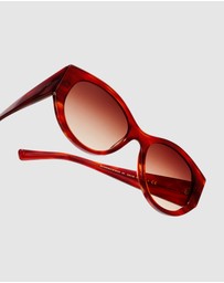 Hawkers Co - HAWKERS - Havana Brown MIRANDA Sunglasses for Men and Women UV400