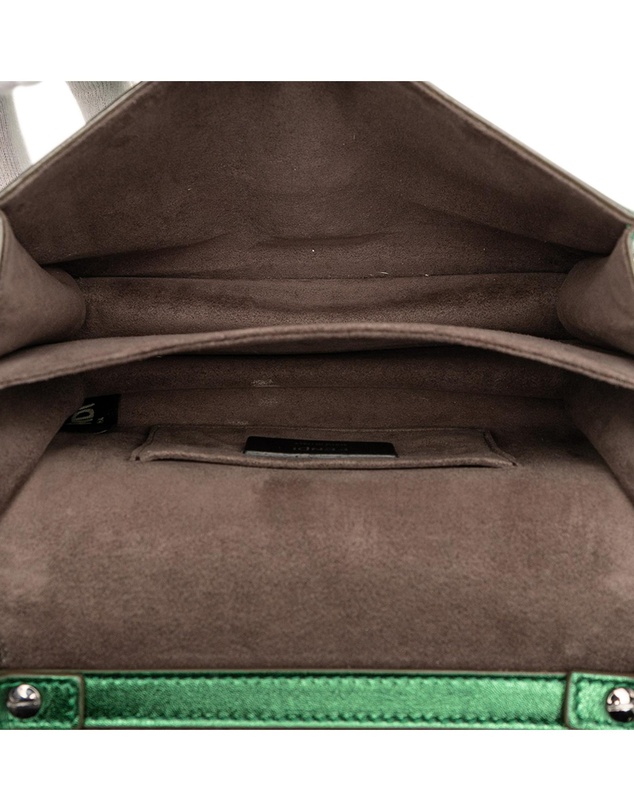 Pre-Loved by Azura Reborn - Pre-Loved Small Leather Scalloped Kan I Crossbody