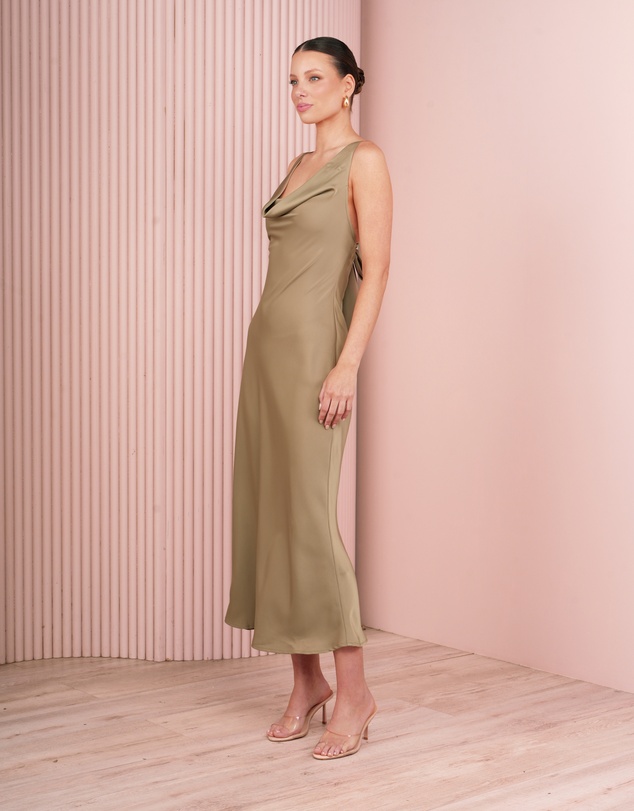 Azzurielle - Kaydy Cross Back Maxi Dress