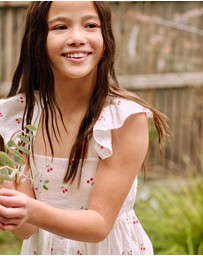 Bardot Junior - Clea Cherry Mini Dress - Kids-Teens