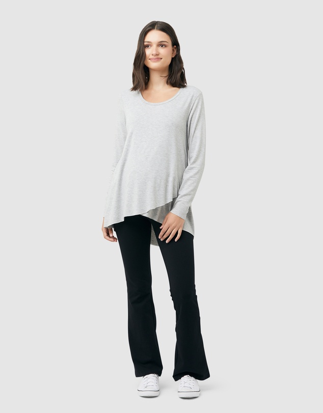 Ripe Maternity - Raw Edge Nursing Top