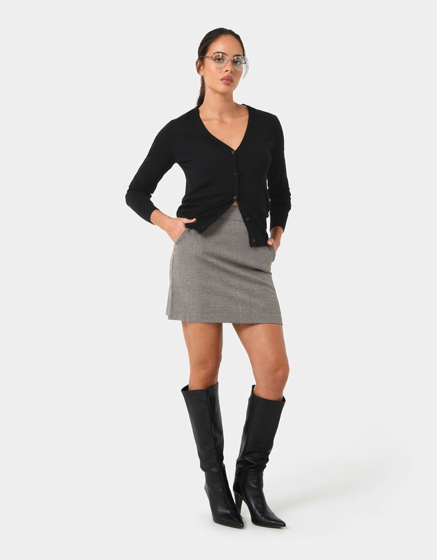Forcast - Kai Check Mini Skirt