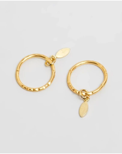 SAINT VALENTINE - Indi Mini Hoops - Gold - ICONIC EXCLUSIVE